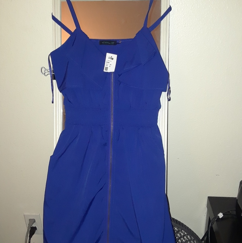 Royal blue dress